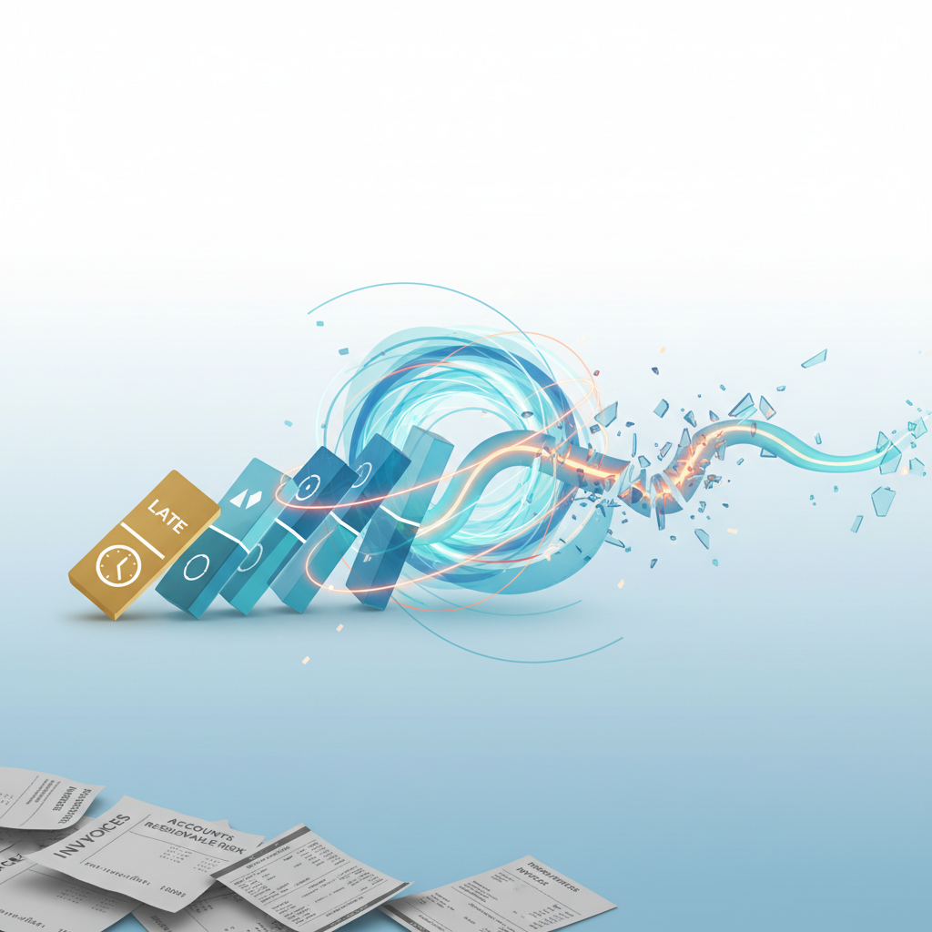 How One Late Invoice Triggers Cash Stress